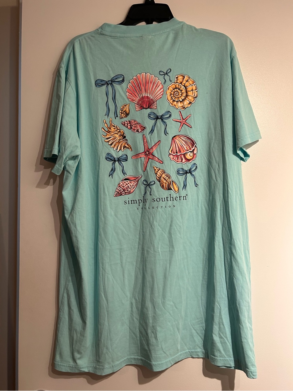 Simply Southern Tee Set - Seafoam, Charcoal, Coral, Tan - all 4 - Picture 2 of 9